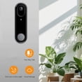 thumbnail image 4 of Aufmer Smart WiFi Doorbell, Wireless Video Doorbell with HD Night Vision, Low Power Home Security Camera, Real Time Mobile Monitoring and Two Way Talk, Compact Easy Installation for Home Use, 4 of 6