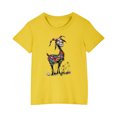 thumbnail image 1 of RXIRUCGD 2025 Vêtements d'Été pour Enfants T-shirt Imprimé Mode Mignon Col Rond Manches Courtes, 1 of 5