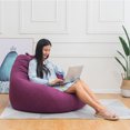 thumbnail image 3 of ALING Housse de Fauteuil Poire Housse de Canapé Sofa Intérieur de Repos pour Adultes Enfants Seulement Housse de Fauteuil Poire Housse de Meuble Canapé (Remplissage Non Inclus), 3 of 5