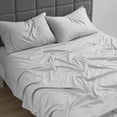 thumbnail image 2 of Nestl Twin Sheet Set, 1800 Series Microfiber Deep Pocket 4 Piece Bed Sheet Set, 2 of 8