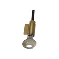 thumbnail image 2 of American Keyed Cylinder Lock 5 Pin Tumbler with Hardened Tailpiece – Solid Brass Replacement Cylinder for Deadbolt, Sliding & Multipoint Locks – Chrome Face, 2 of 7