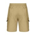 thumbnail image 3 of Men's Cargo Shorts Plus Size Big and Tall Cargo Shorts Multi-Pockets Relaxed Summer Drawstring Beach Shorts Pants, 3 of 3