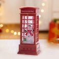 thumbnail image 4 of Christmas Lantern Glitter Water Battery Operated for Home Wedding Decorative Phone Booth Snowman, 4 of 8
