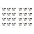 thumbnail image 1 of 24 Tasses à Condiments en Acier Inoxydable, Tasses à Sauce de Qualité Commerciale, Tasses à Condiments en Cornet, Tasses à Portions, 1 of 5