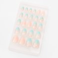 thumbnail image 1 of Claire's Faux Nails Set Mint Ombre Glitter, 1 of 2