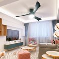 thumbnail image 4 of Gymax 52'' Reversible Ceiling Fan with Light 2700K/4200K/6500K LED Ceiling Fan Black, 4 of 10