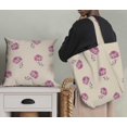 thumbnail image 5 of Soimoi White Georgette Viscose Fabric Grandiflora Roses Floral Print Fabric by the Yard 42 Inch Wide, 5 of 5
