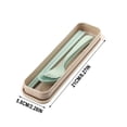 thumbnail image 3 of Chmadoxn Kitchen Gadgets, Kitchen Accessories, Kitchen Utensils, Kitchen Tool Spoon Chopsticks And Fork Three-piece Tableware Set Cutlery Cutlery, 3 of 5