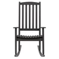 thumbnail image 4 of Patioflare Acacia Wood Patio Rocking Chair, Grey, 4 of 6