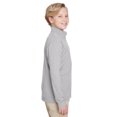 thumbnail image 3 of Zone Jeunesse Sonic Heather Performance Quarter-Zip - Athlétique Heather - L, 3 of 3