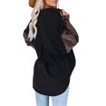 thumbnail image 3 of Chemise Boutonnée pour Femmes Surchemise Veste en Jean Manches Longues Décontractée Automne avec Poches, 3 of 8
