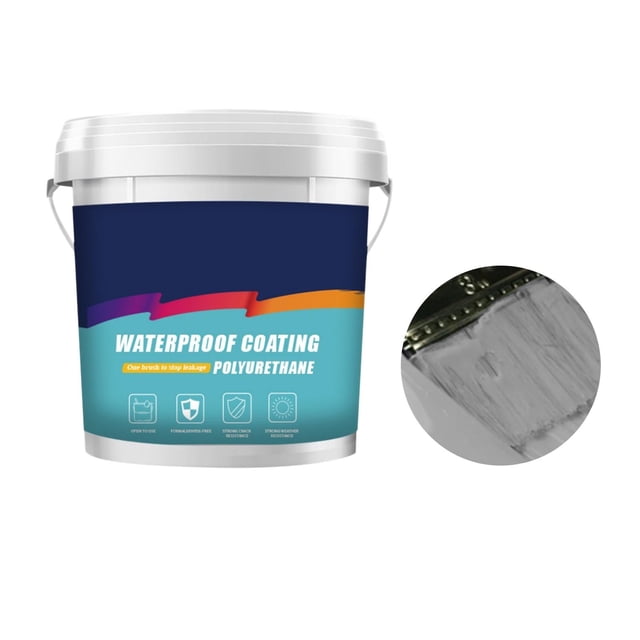 Revêtement Imperméable en Polyuréthane à Base d'Eau pour Réparation des Fuites sur Toit et Mur - 300 ml