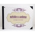 thumbnail image 3 of Darling Souvenir White Geometric Printed Hardbound Cover Guestbook For Wedding Guest Sign In Book Registry-7 x 9 Inches, 3 of 5