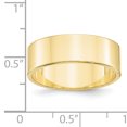 thumbnail image 3 of 10KY 7mm LTW Flat Band Size 10 Size 10, 3 of 3