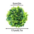 thumbnail image 4 of Décoration d'Herbe Simulée Verte Ronde Verte Plastique Florale Plafond Faux Arbre, 4 of 6
