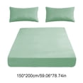 thumbnail image 3 of Todaioua Drap-Housse Élastique à Poche Profonde - Protège-Matelas Extensible Antidérapant, Ensemble de Draps Doux, Respirants et Rafraîchissants Format Grand avec Taies d'Oreiller, Literie Lavable et Confortable, 3 of 6