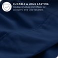 thumbnail image 4 of Ivy Union Microfiber Sheet Set - Breathable - Deep Pocket, Queen, Dark Blue, 4 of 6