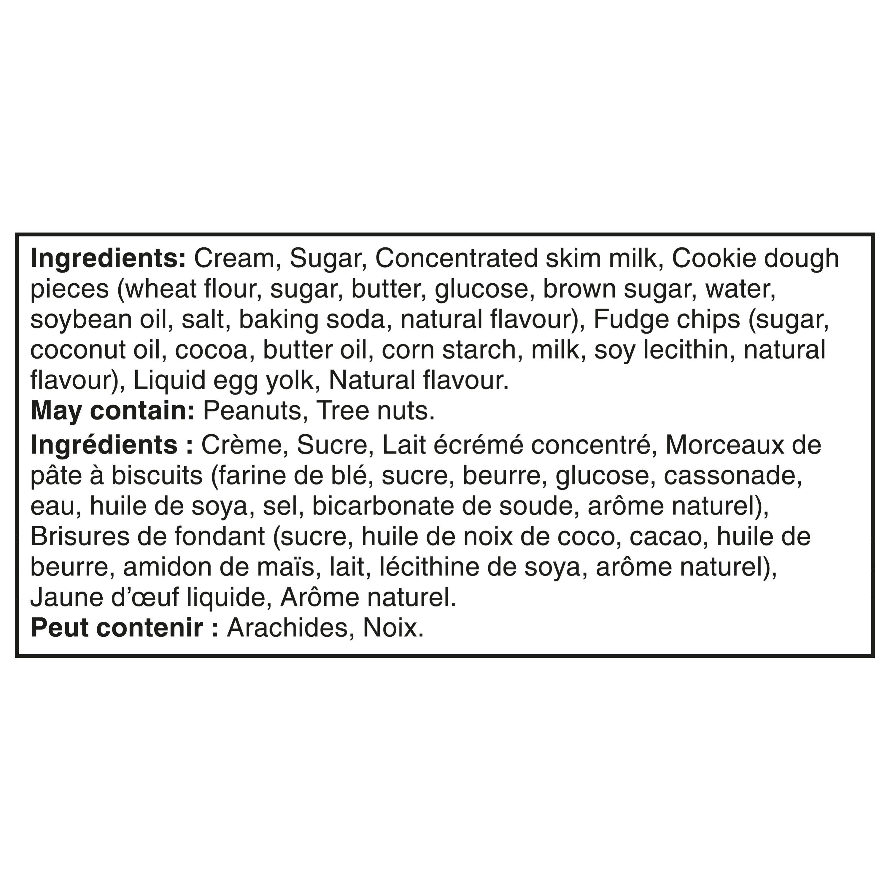 HAAGEN-DAZS EXTRÄAZ rafale pâte à bisc., crème glacée van., pâte biscuits, bris. fondant 450 ml