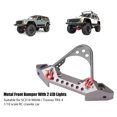 thumbnail image 4 of Pare-chocs avant de Voiture RC, Résistant aux Collisions avec 2 Lumières LED Pare-Chocs avant de Voiture RC, Voiture Télécommandée pour Échelle 1/10 Voiture RC, 4 of 8