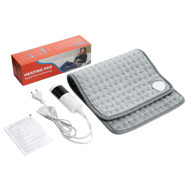 Hearth & Gear Large Heating Pad 9 4 Timers Size Heating Pad For Back Neck Menstrual Auto Shut Off Machine Washable Heat Pad For Winter & Workout Videos under Desk Elliptical Pedal for Seniors