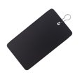 thumbnail image 2 of 200pcs Plastic Hanging Tags Iron Gourd Pin Set Waterproof PVC ID Holder for Office (100pcs Tag, 100pcs Pin, Black), 2 of 6