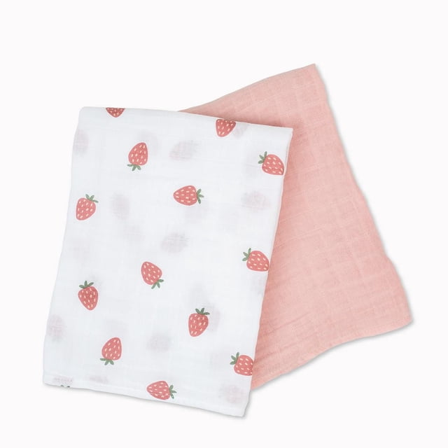 Lulujo - Baby, Infant - Boho Collection - Cotton Muslin Swaddle Blankets - 2 Pack