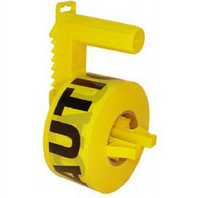 Tape Dispenser & 1000 Ft. Yellow Caution Tape - 42020