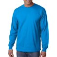 thumbnail image 2 of Gildan Ultra Cotton 6 oz. Long-Sleeve T-Shirt, Medium, SAPPHIRE, 2 of 7