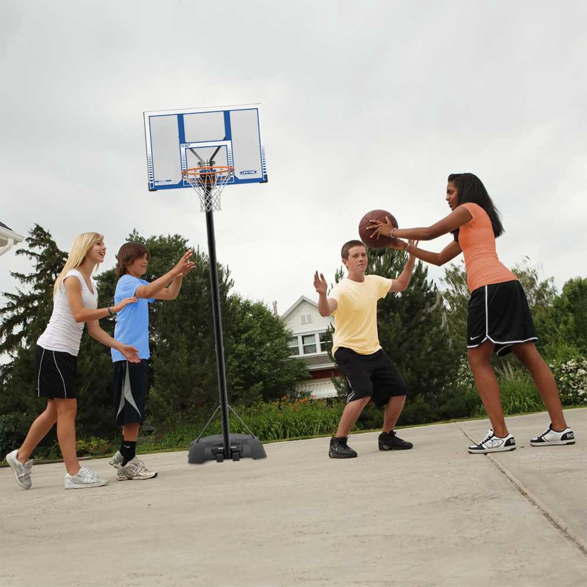 Lifetime Adjustable Portable Basketball Hoop (44-Inch Polycarbonate)