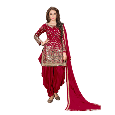 Robes de Fête Ethniques Faites sur Mesure Pakistanaises Prêtes à Porter Salwar Kameez Pendjabi Patiala