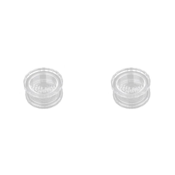 Kitchen Helper Garlic Peeler and Slicer for Easy Garlic PasteEffortless Kitchen Prep Non- Grip Minimalist Design Construction, 7.7 cm, Clear 2Packs