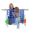 thumbnail image 4 of SDADI Jeu Géant de 33 Pouces 4-en-Rangée et Jeu de Basketball pour Enfants, Gris et Bleu, 4 of 6