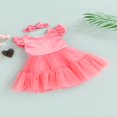 thumbnail image 3 of Little Girls Sweet Style Dress  Mesh Splicing Princess Skirt, 3 of 9