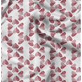 thumbnail image 1 of Soimoi White polyester Crepe Fabric Red Heart Decor Fabric Printed Yard 42 Inch Wide, 1 of 6