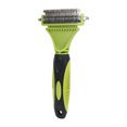 thumbnail image 2 of REK Peigne pour Animaux Peigne de Toilettage pour Chien Peigne Double en Acier Inoxydable Peigne à Nouer Peigne Râteau Peigne à Nouer pour Chat Peigne pour Enlever les Poils, 2 of 5