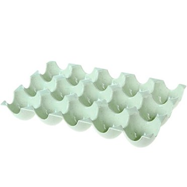 EGNMCR Closet Organizers and Storage, Storage Trunks & Bag Box Refrigerator Storage Tray For 15PCS Eggs Shatter-proof Container