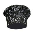 thumbnail image 1 of CNKOO 2Pcs Tall Bakery Chef Hat Waiter Professional Multiple Colors Cook Hats, 1 of 6
