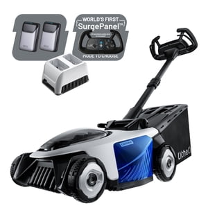 Litheli Tondeuse sans fil, 40V(2*20V) Tondeuses à gazon électrique 18 Tondeuse sans brosse de pouce, 6-Adjustable Hauteur, autopropulsée, avec batterie 2*4.0Ah et charge rapide, pour jardin/cour/farm