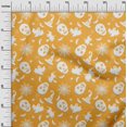 thumbnail image 3 of oneOone Rayon Light Peach Fabric Halloween Craft Projects Decor Fabric Printed By The Yard 56 Inch Wide, 3 of 4