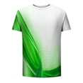 thumbnail image 5 of Qertyioot T-Shirt à Manches Courtes pour Hommes, Col Rond, Imprimé, Entraînement Physique, Sport, en Solde, 5 of 5