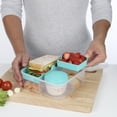 thumbnail image 4 of Sistema Bento Box To Go Lunch Box with Yogurt Container, 1.25 L, Colour May Vary, 1 Pack, 4 of 6