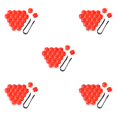 thumbnail image 1 of Maytalsory 20 Pieces Car Wheel Nut Caps Auto Hub Screw Cover Replacement Dust-proof Red 19mm 5Set, 1 of 6