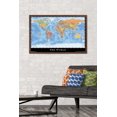 thumbnail image 3 of Map - World Wall Poster, 22.375" x 34", 3 of 4
