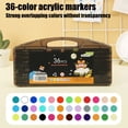 thumbnail image 4 of Brush Markers Watercolor Pens Watercolor Markers Paint Markers Watercolor Brush Pens Watercolor Pens for Watercolor Effects and Calligraphy Flexible Nylon Brush Tips Capacity Paint Marker for Drawing, 4 of 5