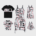 thumbnail image 1 of Disney Disney Mickey et Ses Amis Assortis pour la Famille Robe/t-Shirt/combinaison Décontractés à Motif Graffiti, 1 of 5