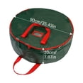 thumbnail image 2 of Amzcrzy Storage and Organization Resin Storage Bag 90Cm Round-Layer Cover Storage Bag Christmas Wreath Storage Bag Home Storage Organization and Storage Storage Container Storage Bins, 2 of 2
