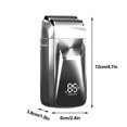 thumbnail image 3 of Meitianfacai Double Head Shavers, 2-in-1 Electric Razor Waterproof for Men, Wet/Dry LED Display Rechargeable Rotary Shaver, Father's Day Gift, 3 of 6