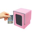thumbnail image 4 of Leather Trading Card Holder with Clear Display Window for Secure Storage and Organized of Valuable Game Cards, 4 of 6