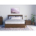 thumbnail image 1 of Nexera Ensemble de Chambre 3 Pcs avec Cadre de Lit, Brun, Grand Lit, 1 of 7