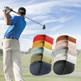 thumbnail image 1 of pitrice Golf Head Covers PU Portable Protector for Athlete Travel Golf Training Multi Color Large, 1 of 5